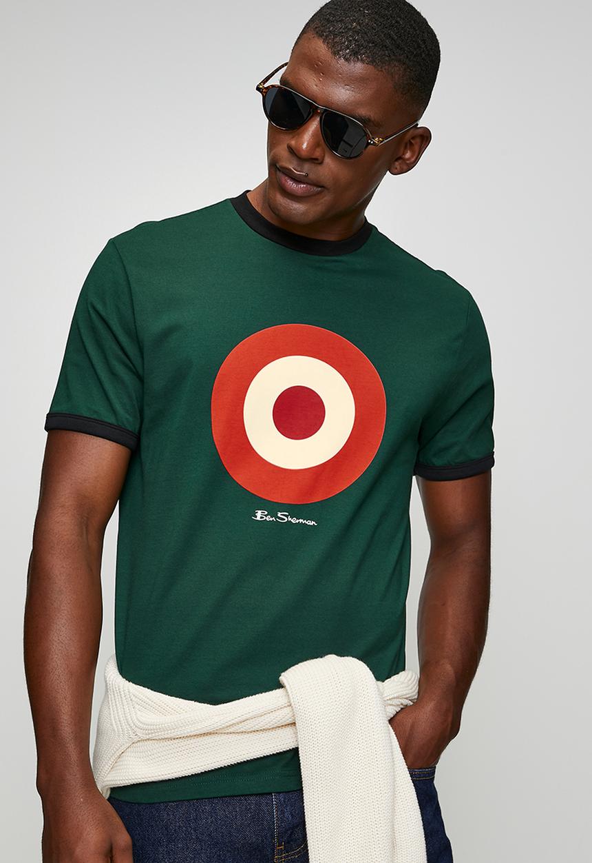 Ben Sherman - Target T-Shirt - Moss Agate