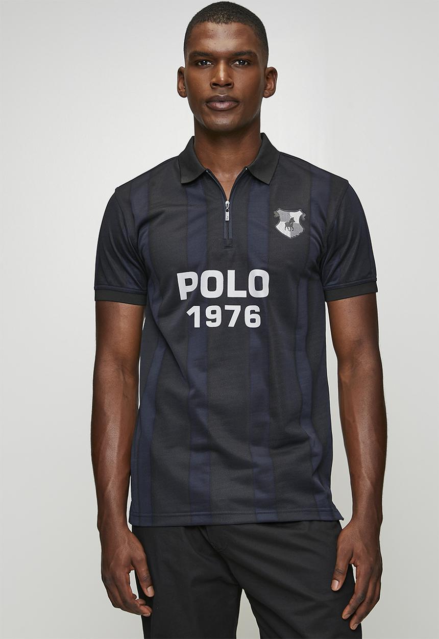 POLO - Mabaso Sport Ss Performance Golfer - Navy