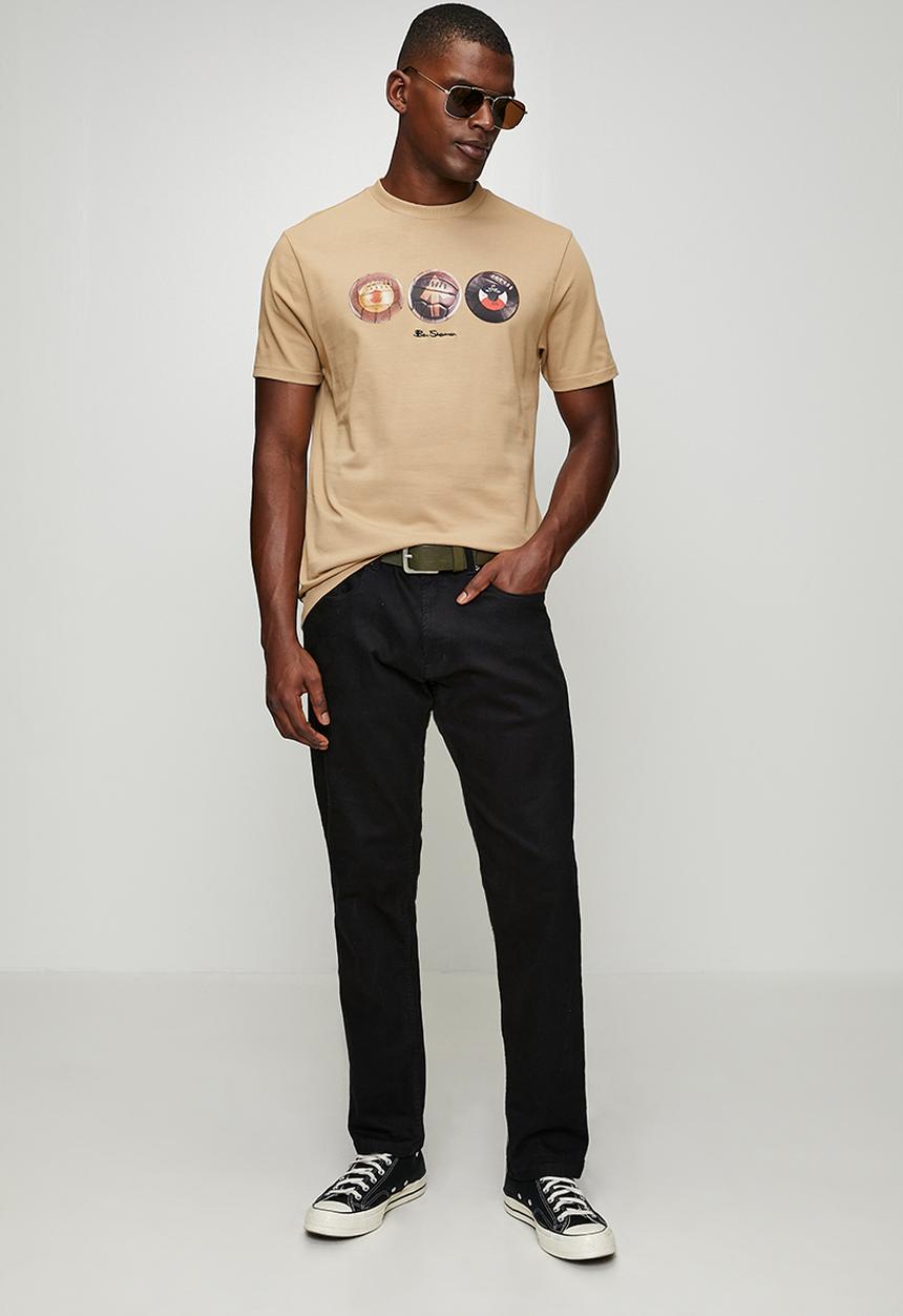 Ben Sherman - 3 Ball 260g T-shirt - Corn Stalk