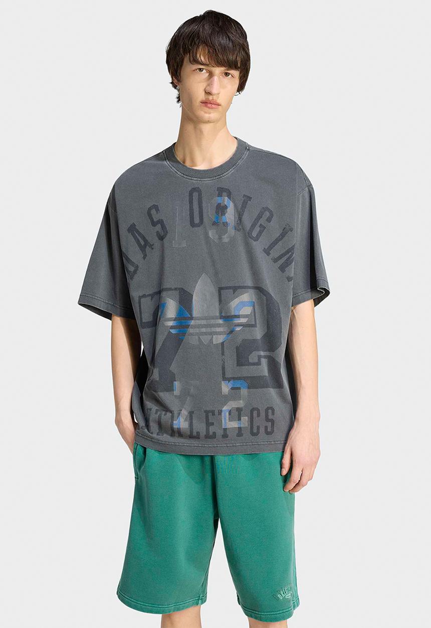 adidas Originals - Premium Graphic Tee - Grey Six