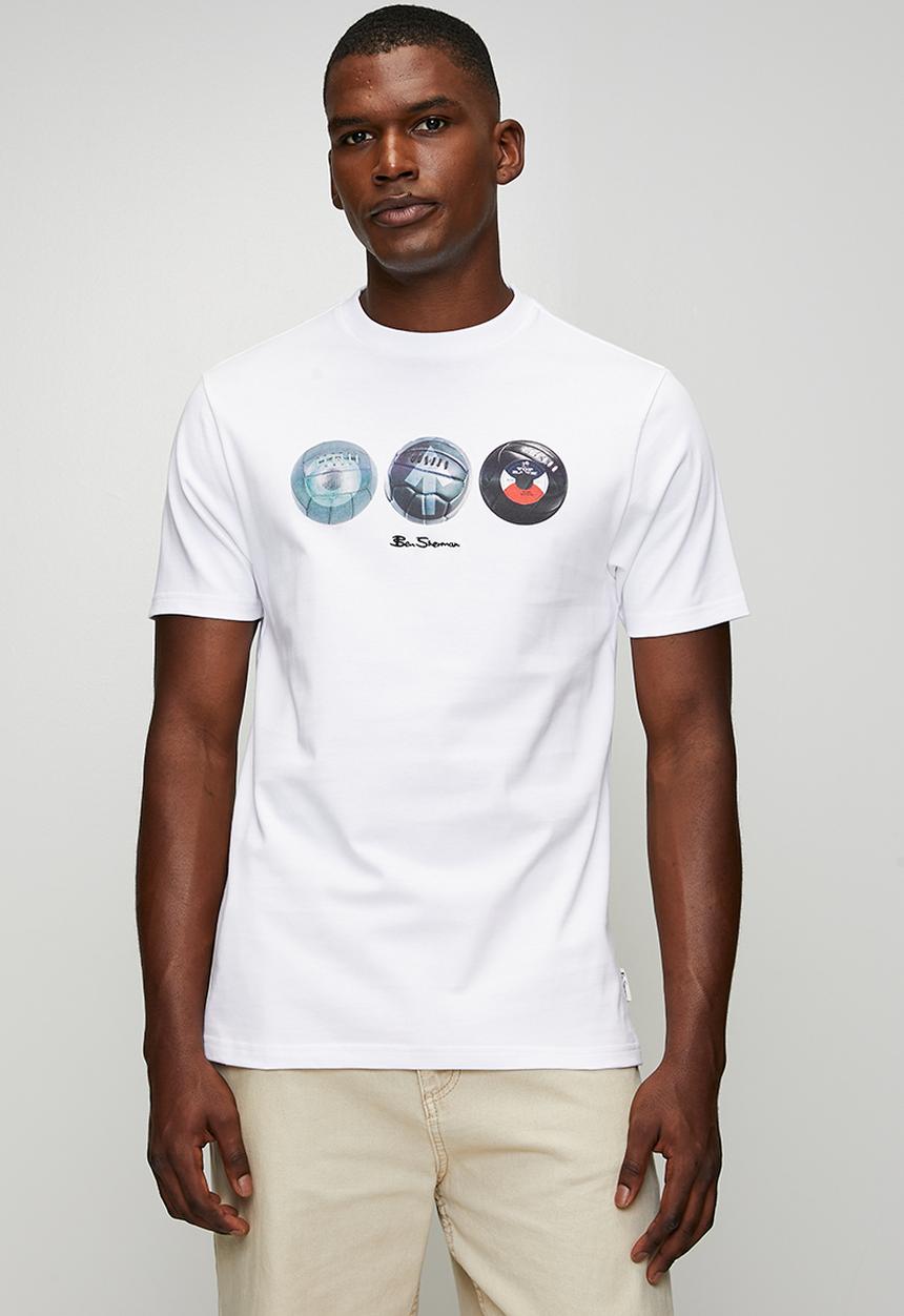 Ben Sherman - 3 Ball 260g T-shirt - White