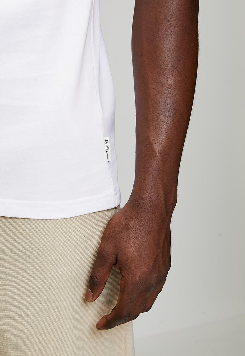 Ben Sherman - 3 Ball 260g T-shirt - White