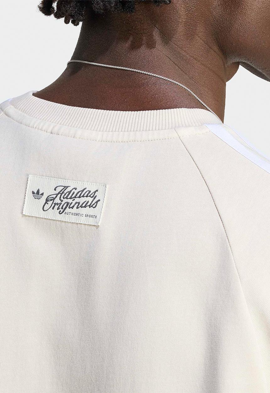 adidas Originals - Ringer Tee - Chalk Pearl
