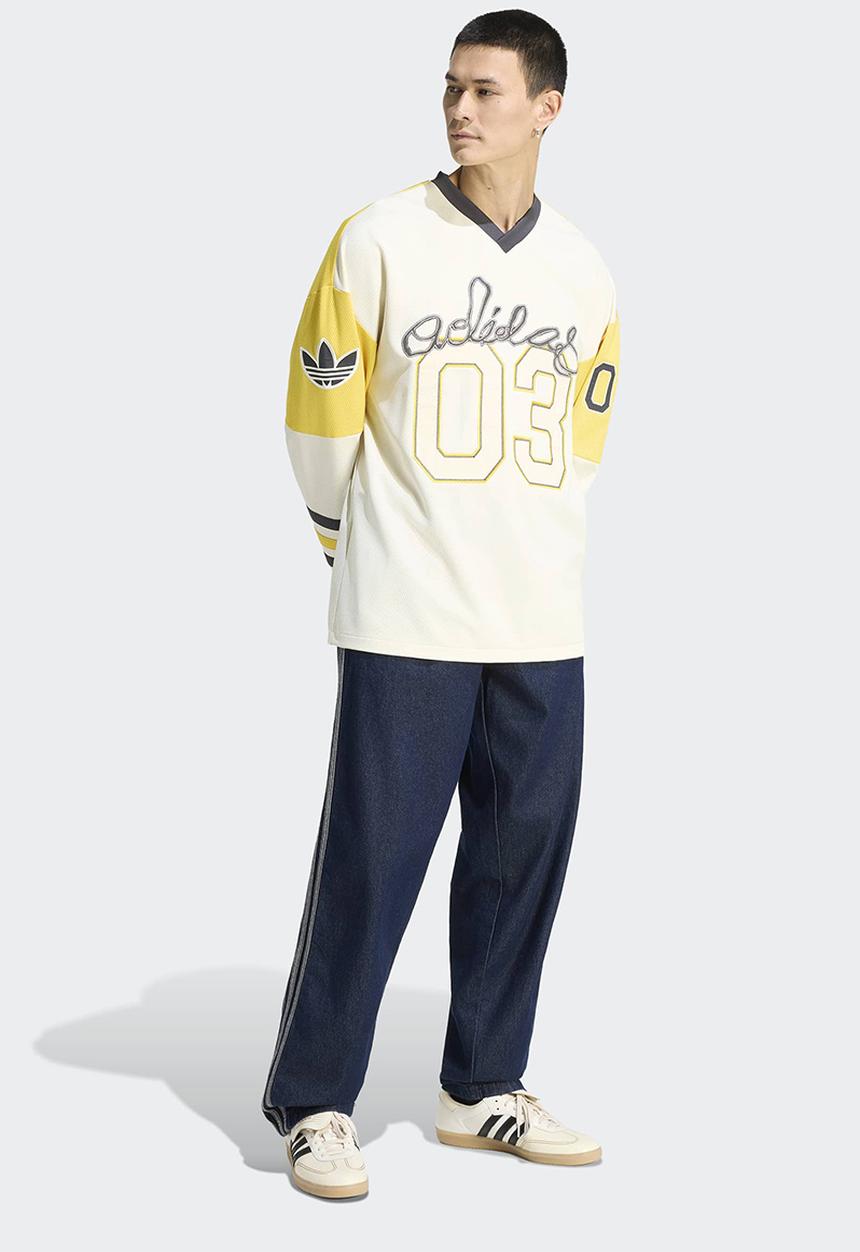 adidas Originals - Originals Hockey LS Jersey - Eqt Yellow