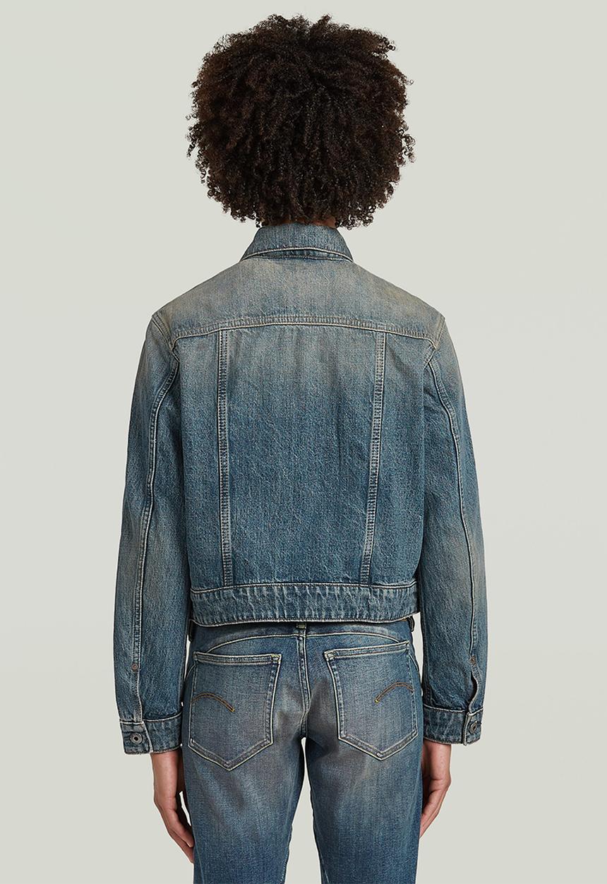 G-STAR - Shrunken Boxy jacket wmn - Antique blueschist