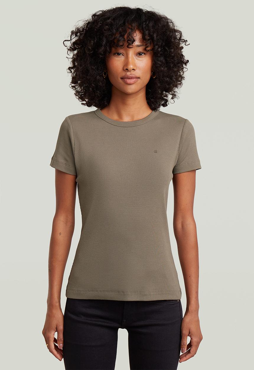 G-STAR - Slim rib r t wmn - Turf
