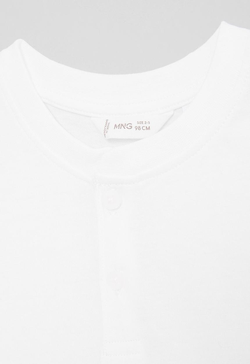 MANGO - T-shirt panib - natural