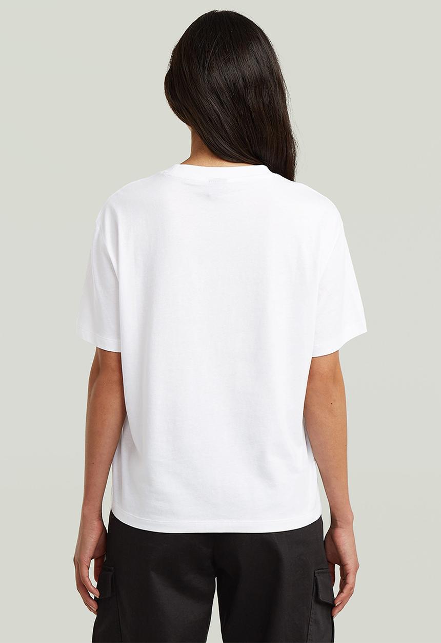 G-STAR - Inside print r t wmn - White