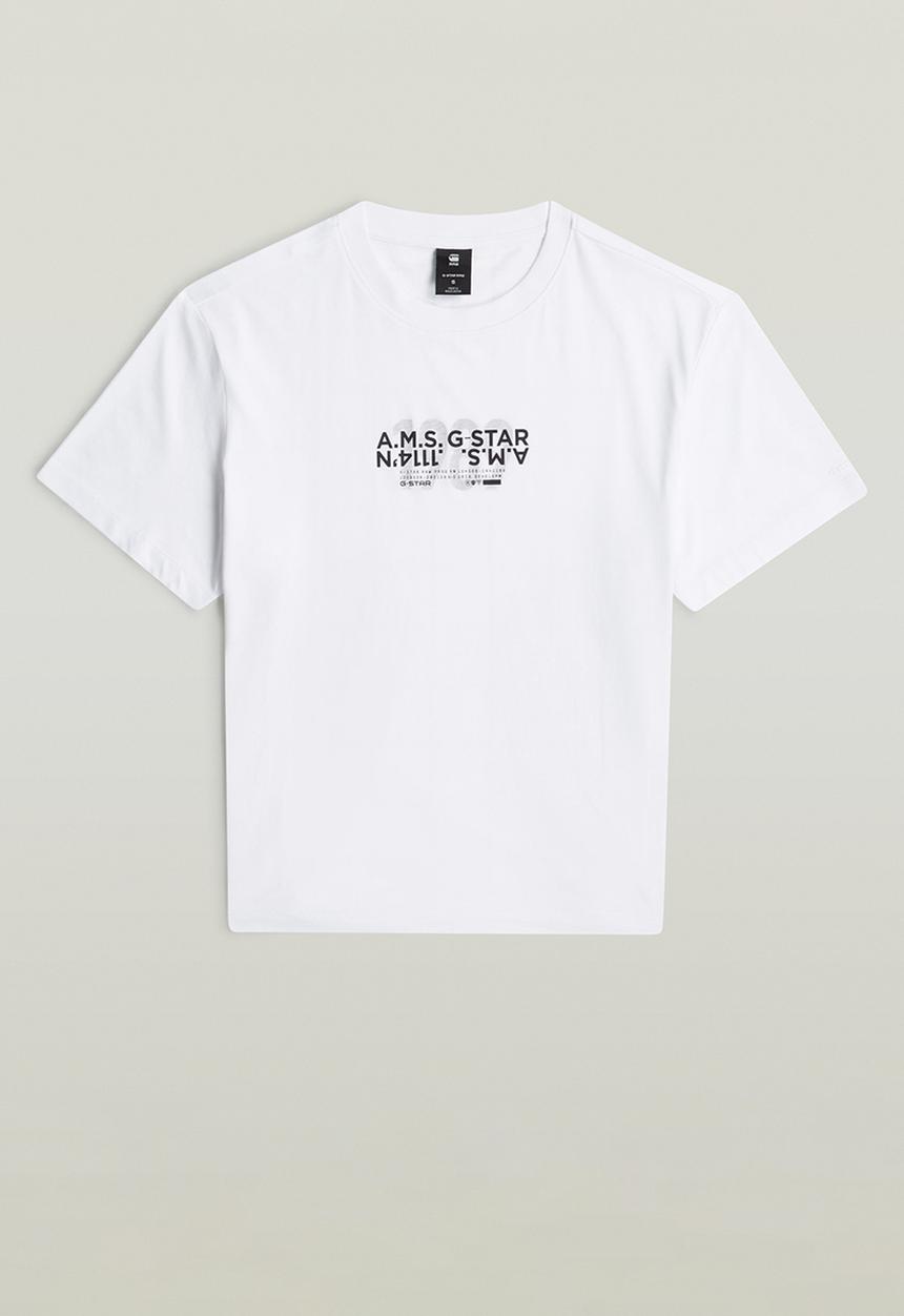 G-STAR - Inside print r t wmn - White