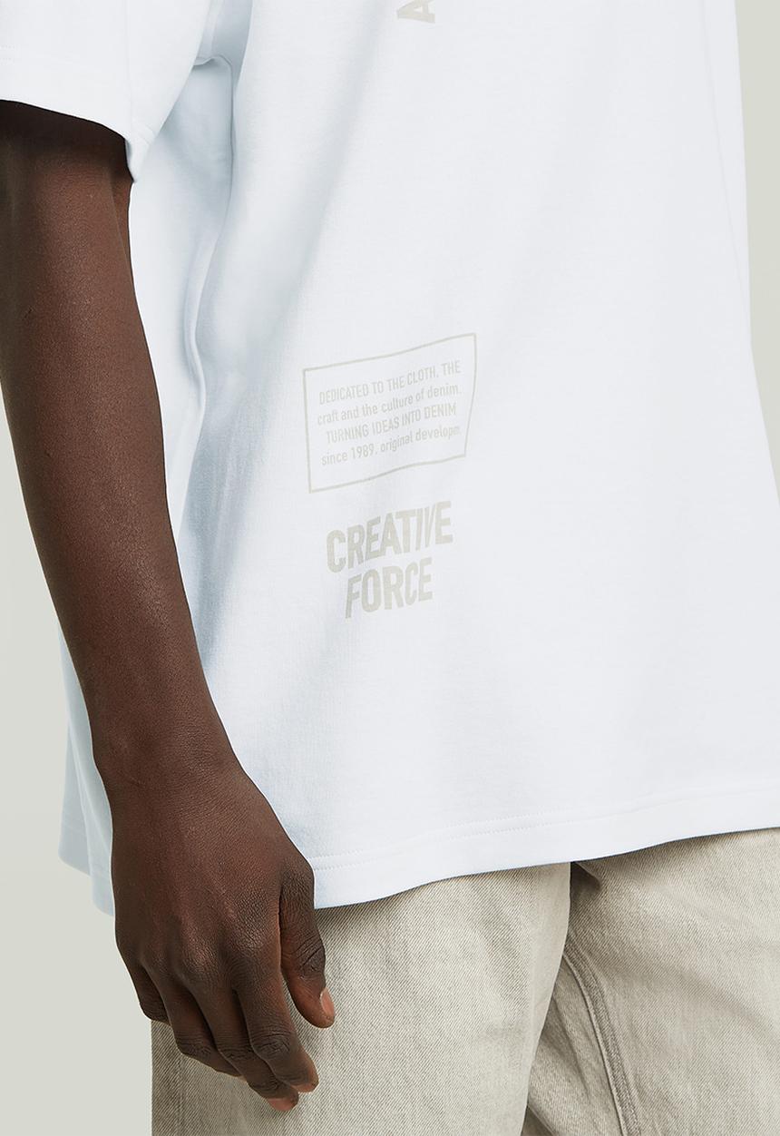 G-STAR - Stencil Gr Relaxed R T - White