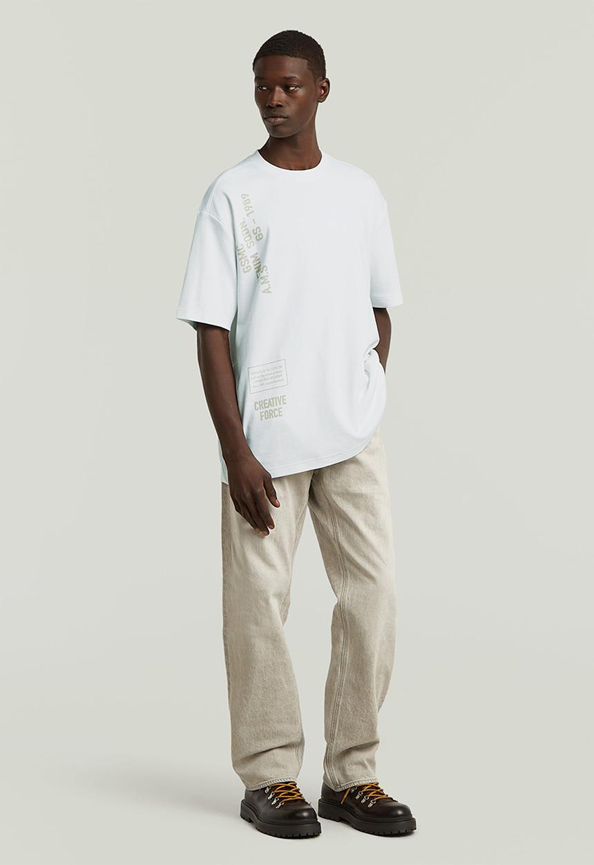 G-STAR - Stencil Gr Relaxed R T - White
