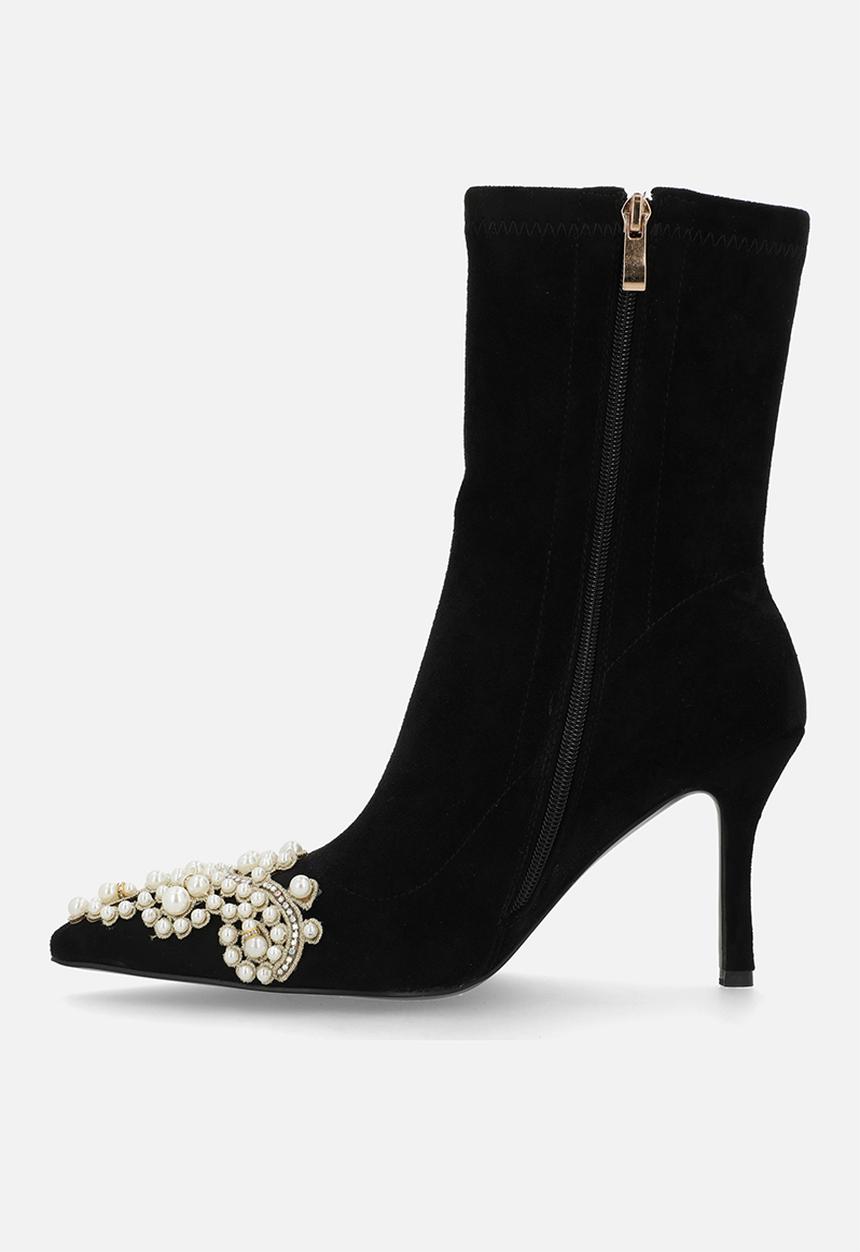 SISSY BOY - Lucienne sock boot - black