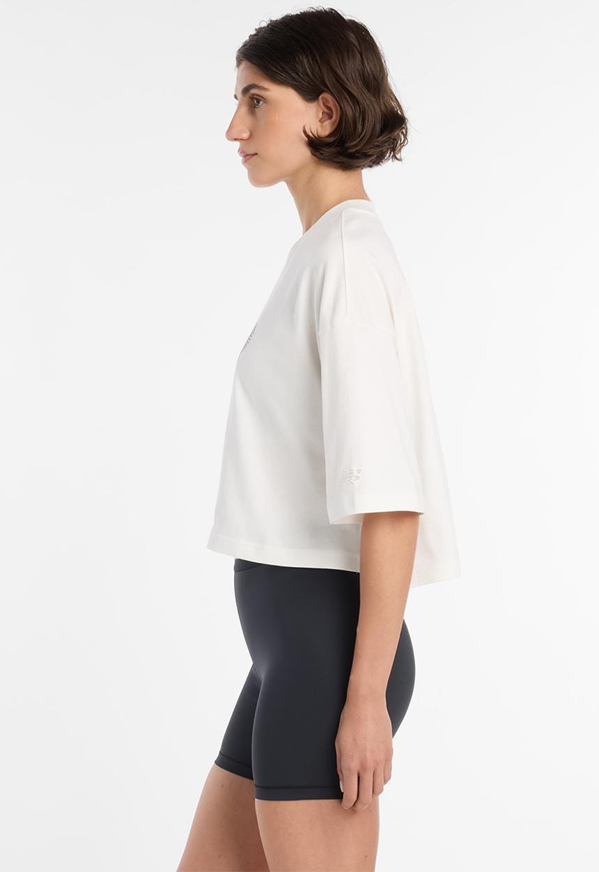 New Balance  - NB Athletics Lace NB Tee - Sea Salt