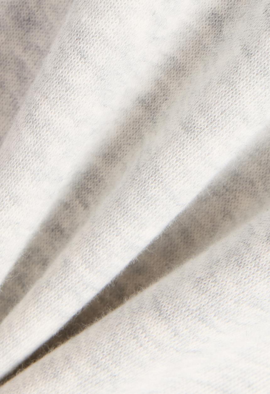 New Balance  - New Balance Linear Heritage Brushed Fleece Crew - Ash Heather