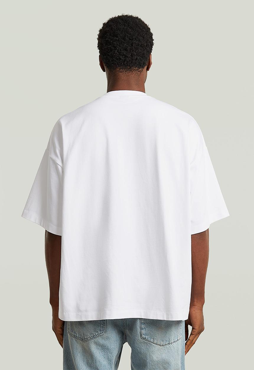 G-STAR - Heavy Jersey Oversized R T - White