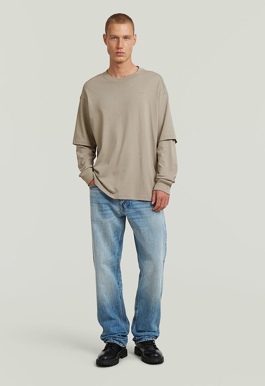 G-STAR - Double Sleeve Loose R T - Elephant Skin