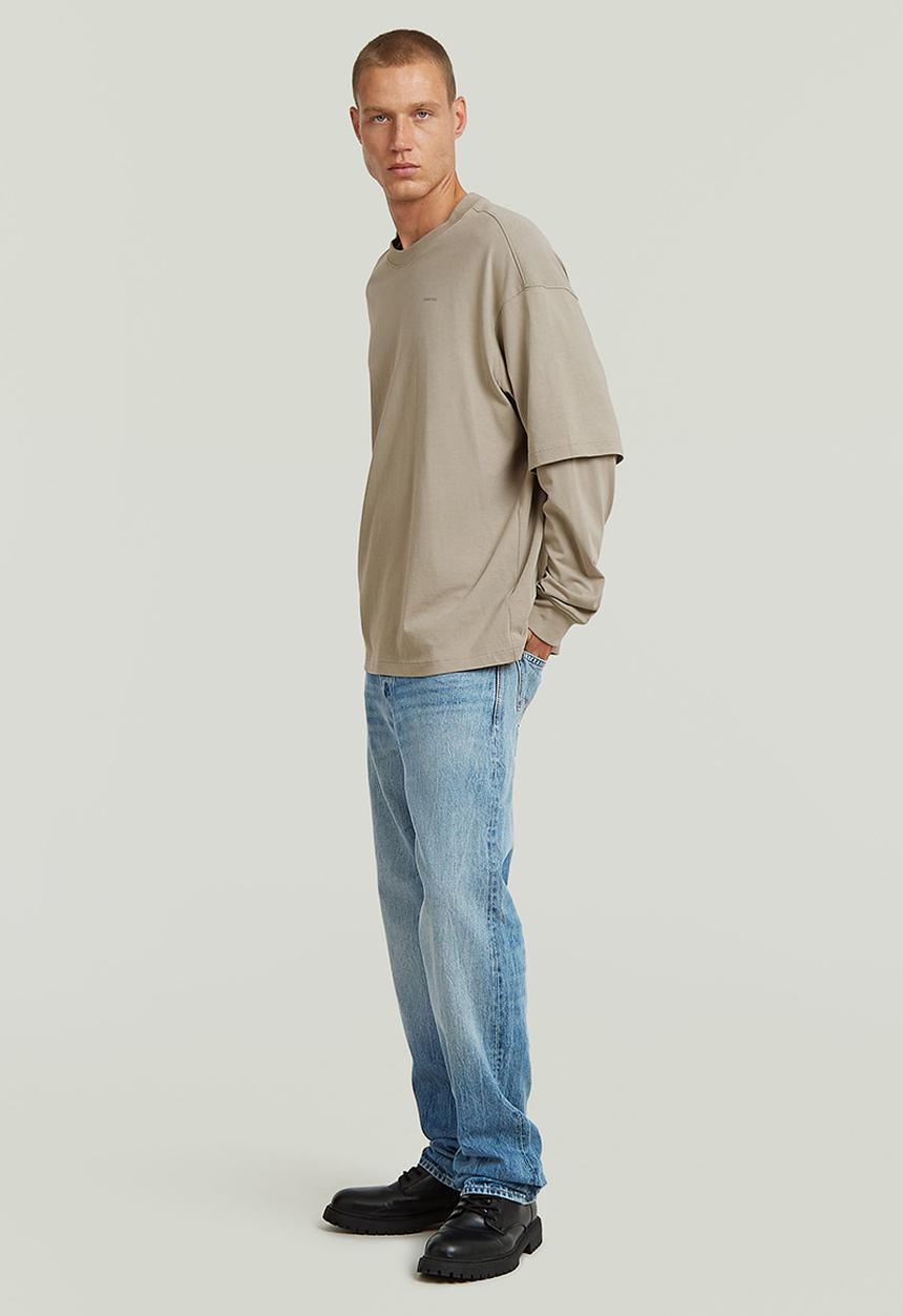 G-STAR - Double Sleeve Loose R T - Elephant Skin
