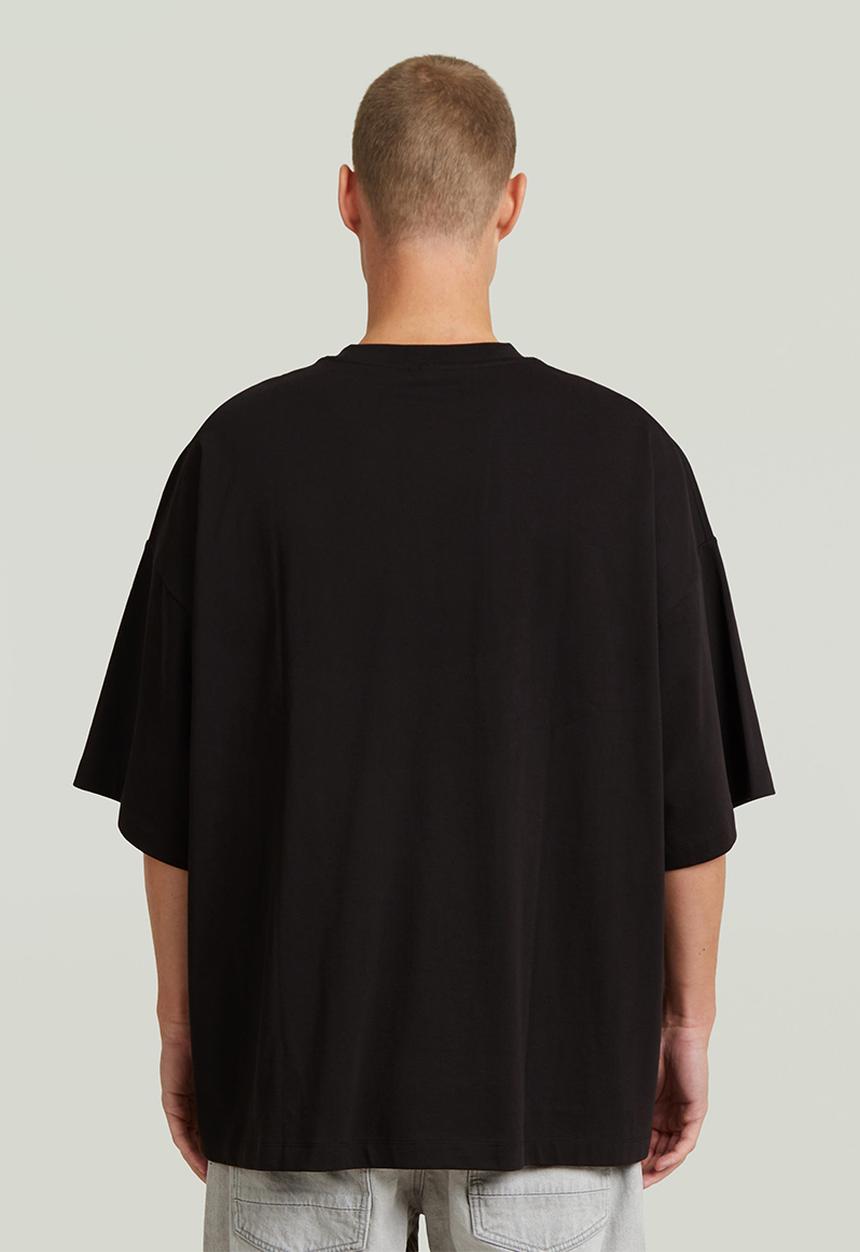 G-STAR - Heavy Jersey Oversized R T - Dk Black