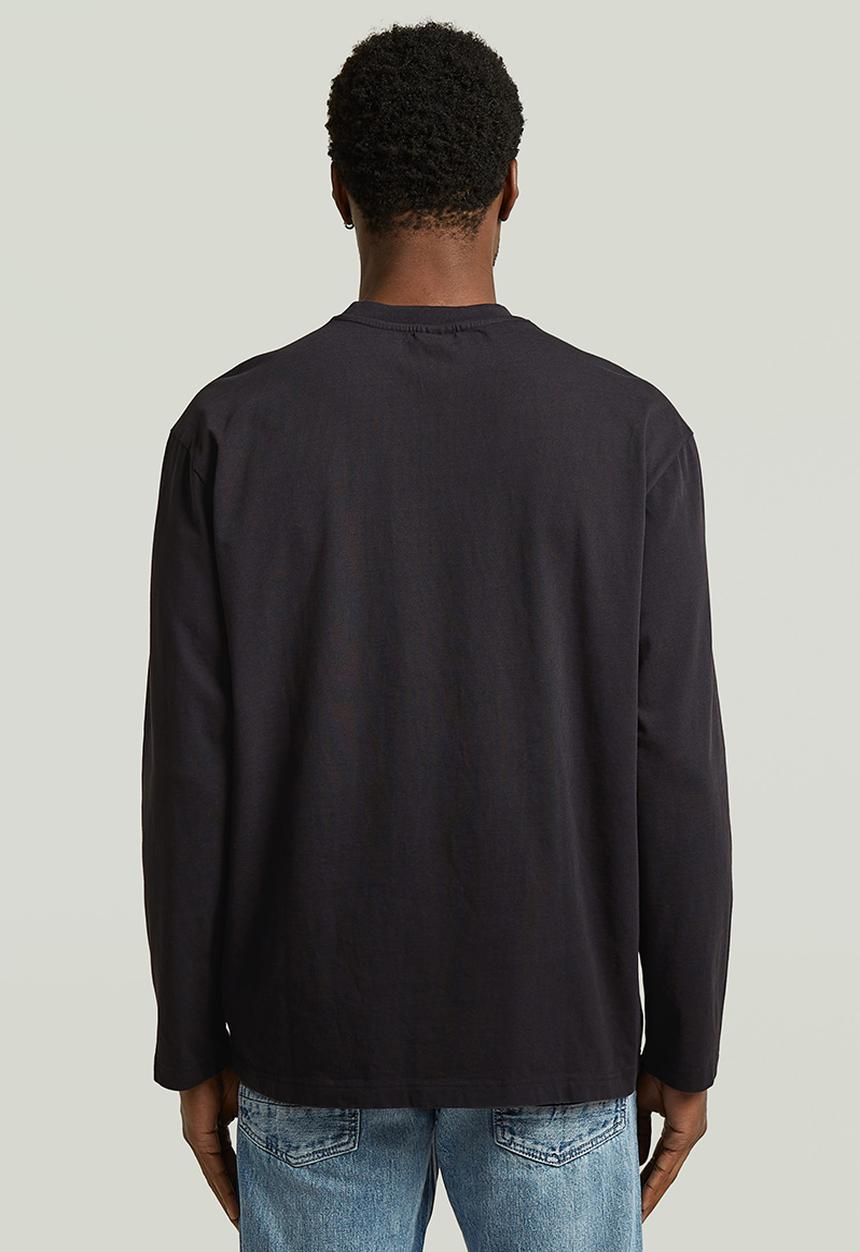 G-STAR - Sunfaded Gr Relaxed R T L\S - Dk Black
