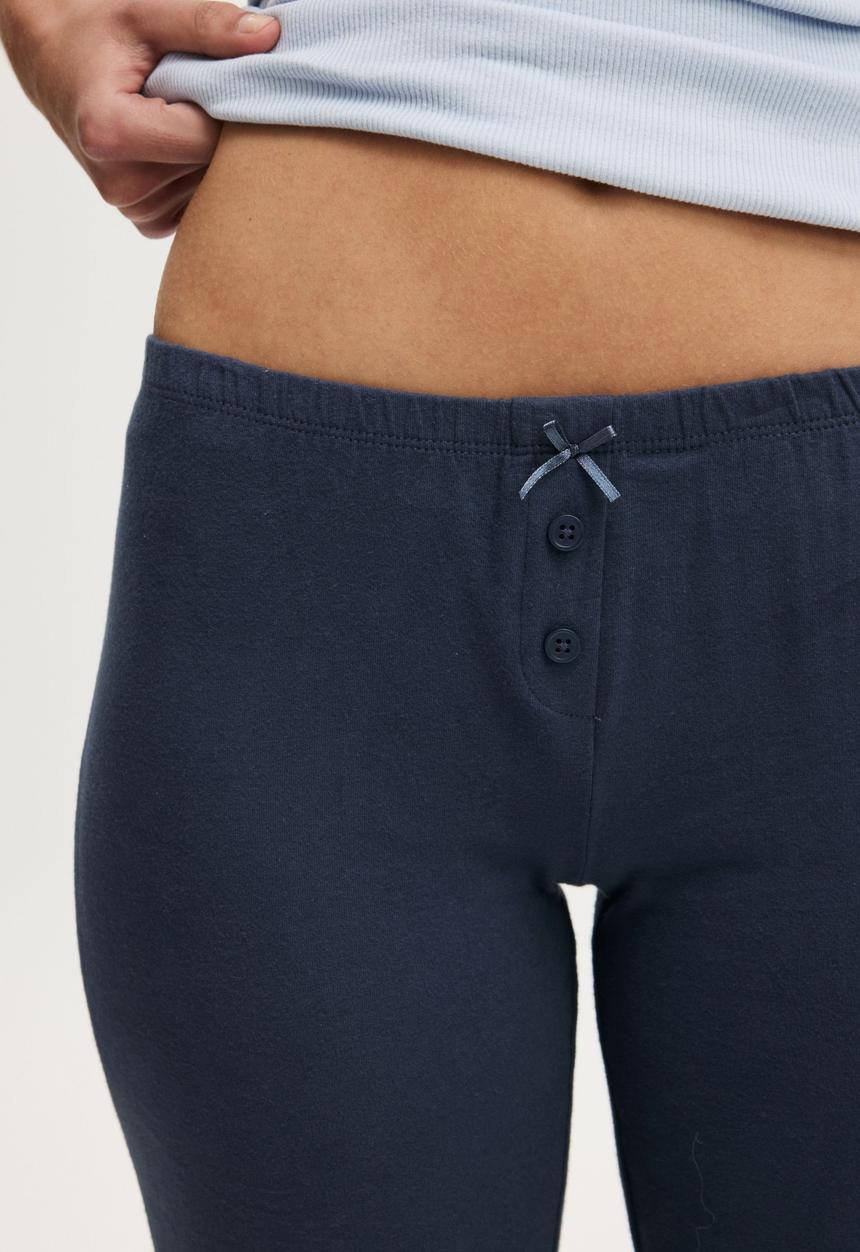 Cotton On - Dreamy soft flare pant - steely blue wash