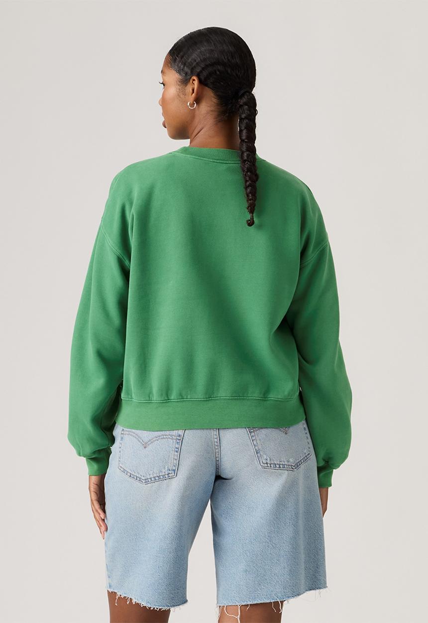 Levi’s® - Vintage boxy sweatshirt - h126 womens pine green brushed fleece