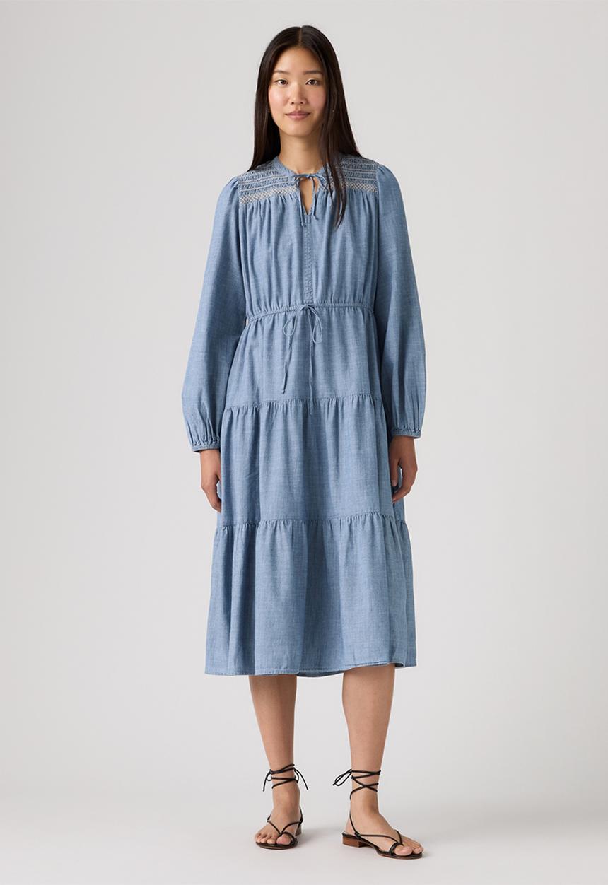 Levi’s® - Seren ls midi dress - crystal sea
