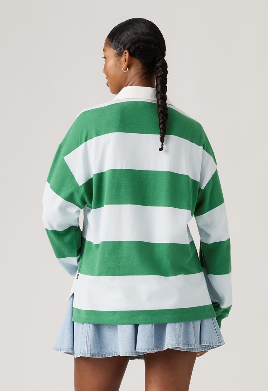 Levi’s® - Reenie rugby ls - katie stripe country air heavyweight jersey