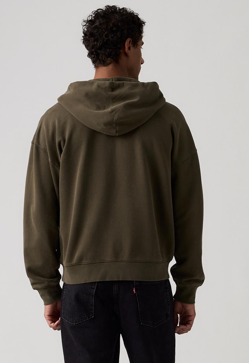 Levi’s® - HAYES BOXY FULL ZIP - GRUNGE MAITAKE BROWN