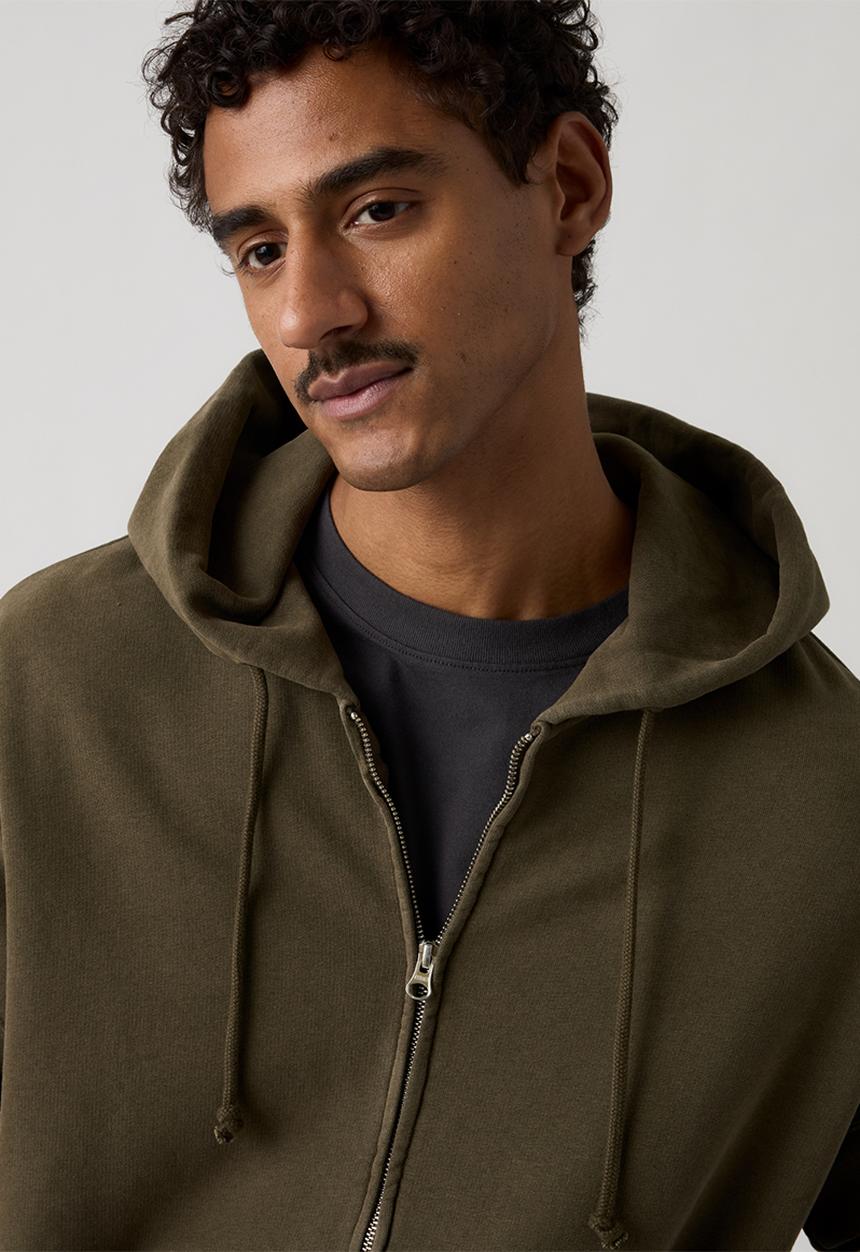 Levi’s® - HAYES BOXY FULL ZIP - GRUNGE MAITAKE BROWN