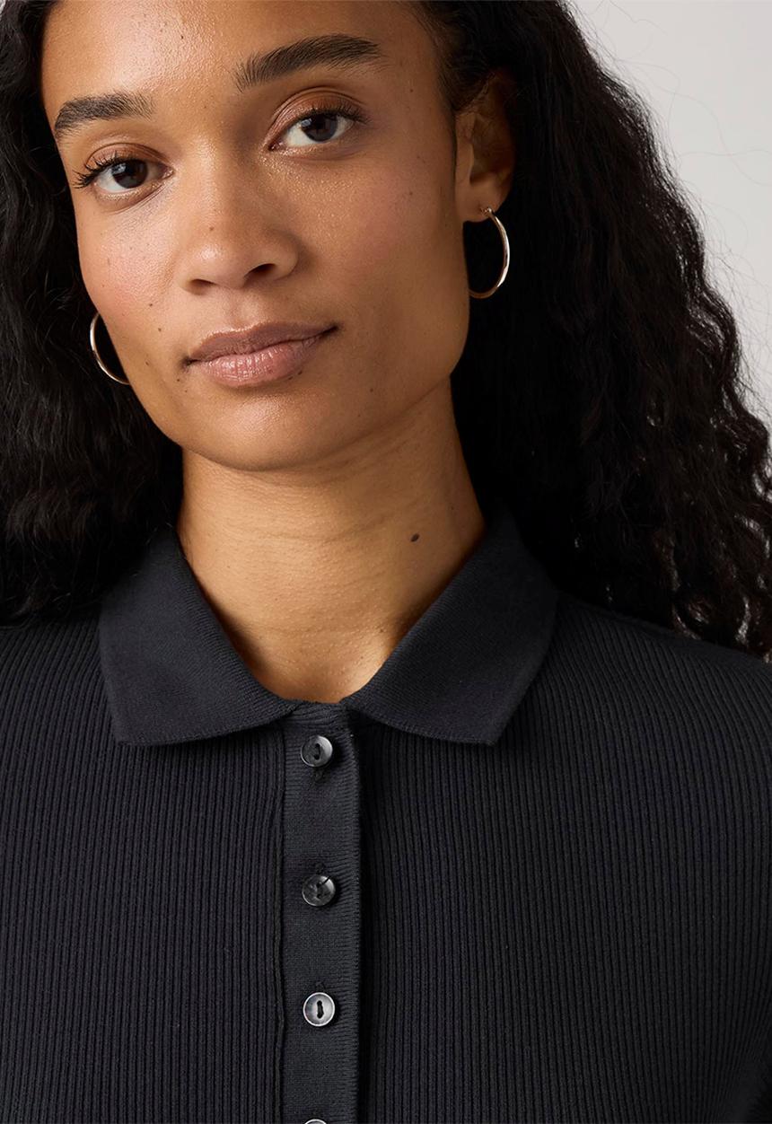 Levi’s® - Rory ss polo - anthracite night rib