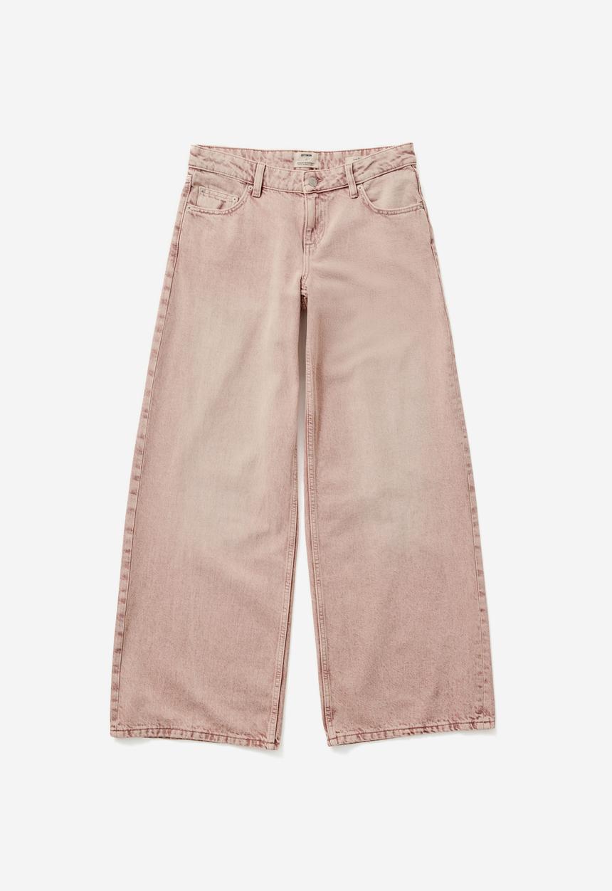 Cotton On - Low rise wide jean - cameo pink
