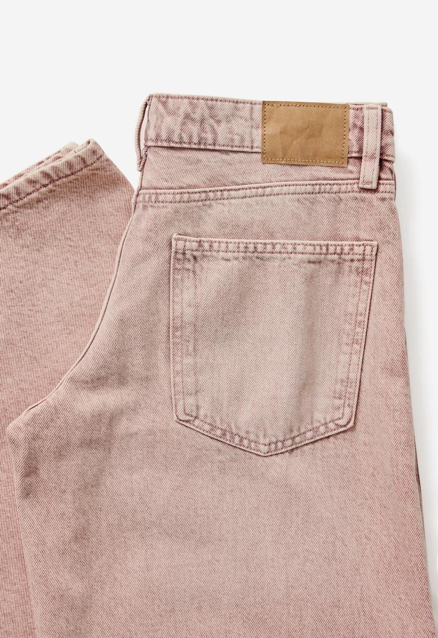 Cotton On - Low rise wide jean - cameo pink