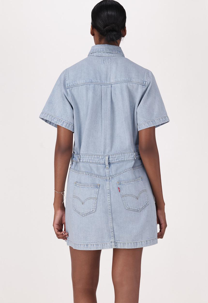 Levi’s® - Ss logan western dress za - blasted stone dress