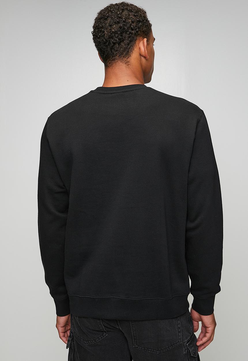 Vans - Left chest crew sweatshirt  - Black