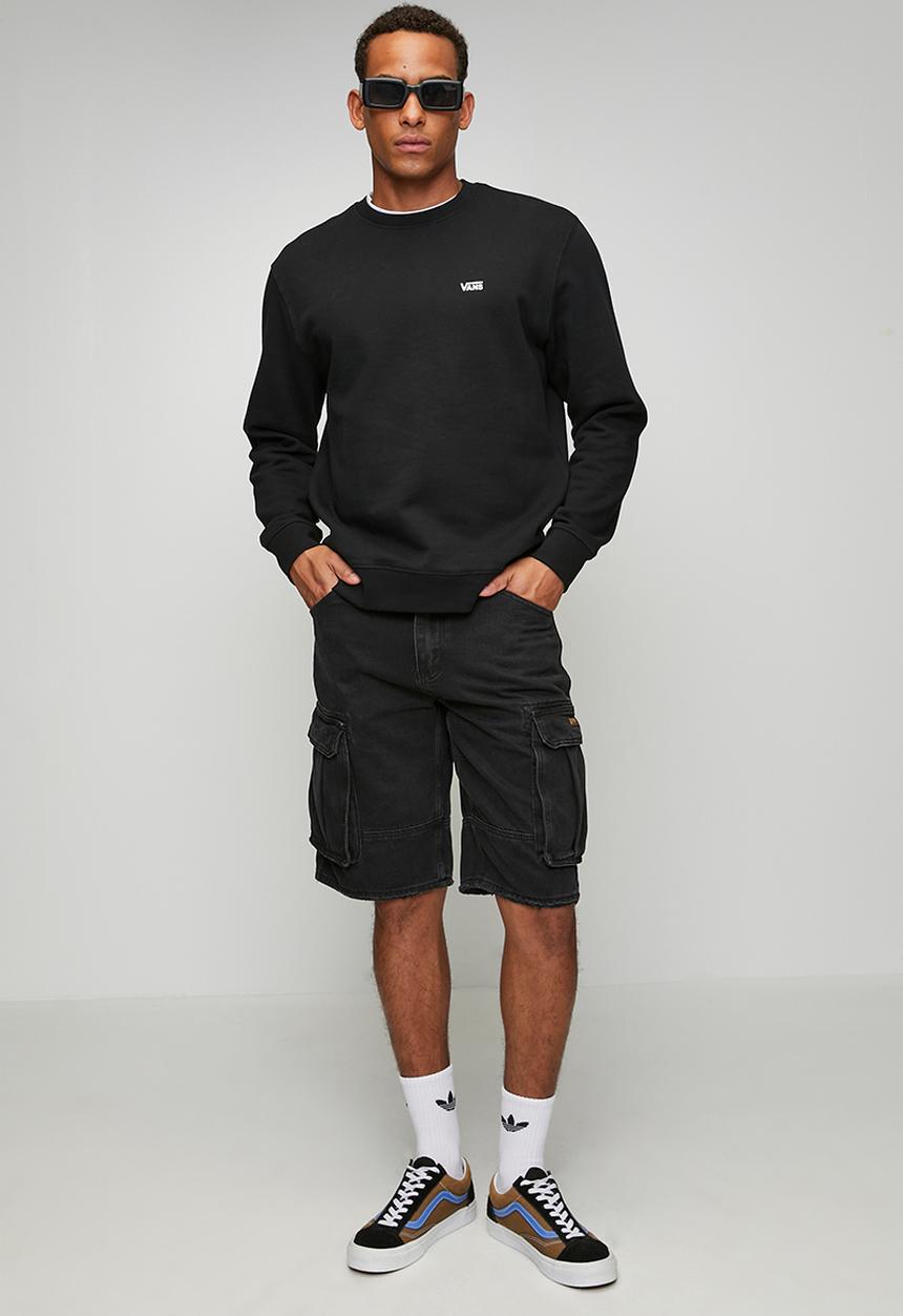 Vans - Left chest crew sweatshirt  - Black