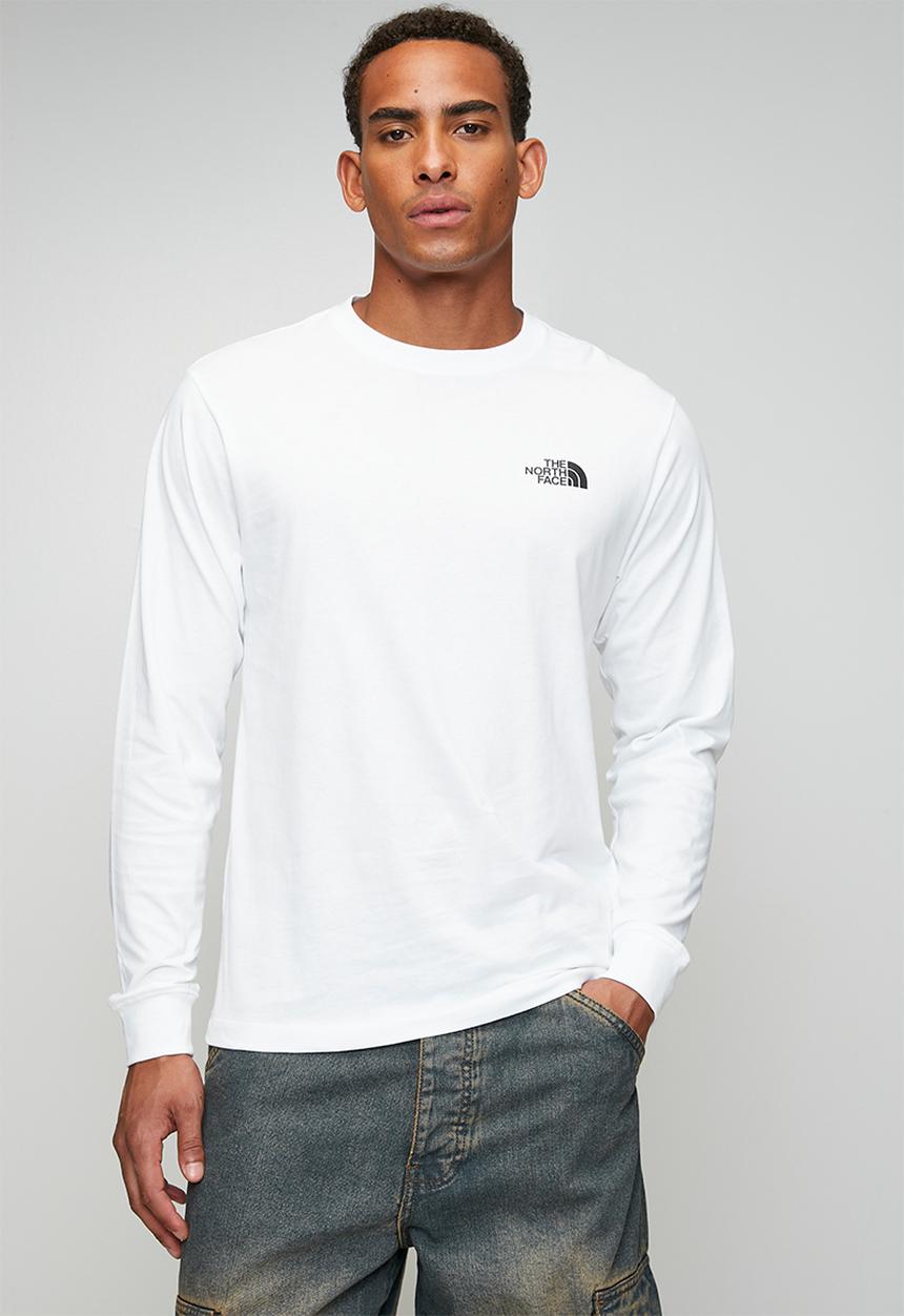 The North Face - Evolution Box Nse Regular Long Sleeve Tee - Tnf White