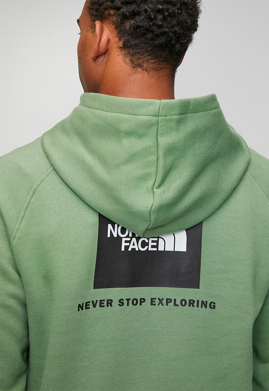 The North Face - Raglan Box Nse Regular Hoodie - Dimmed Algae