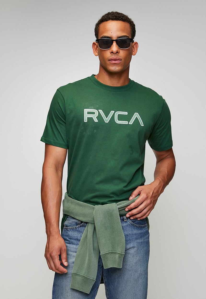 RVCA - Big Stitch Short sleeve - grass green 