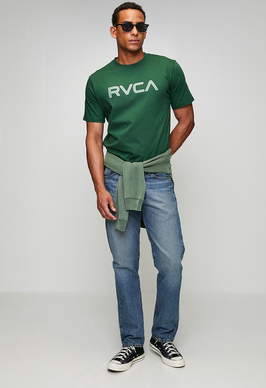 RVCA - Big Stitch Short sleeve - grass green 