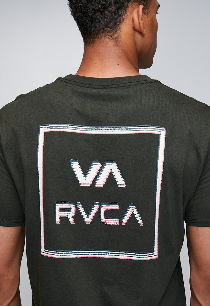 RVCA - Glitch Ss Red Stitch - Pirate Black