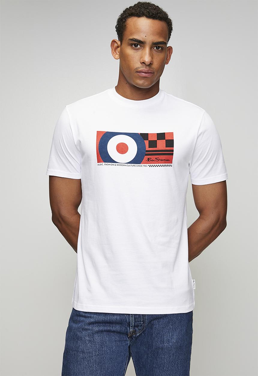 Ben Sherman - Knock Out Tee Shirt - White