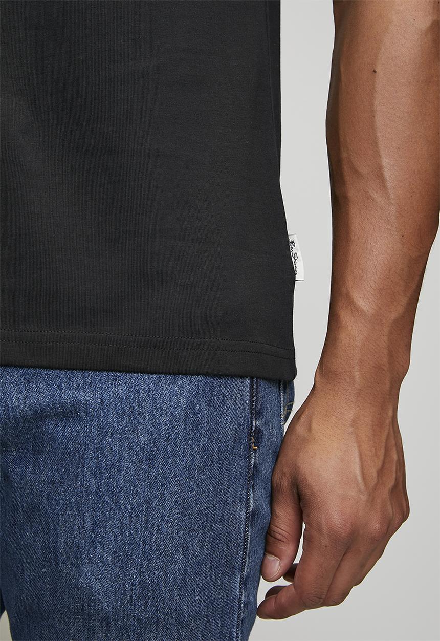 Ben Sherman - Ben Sherman Record 260g Tee Shirt - Black