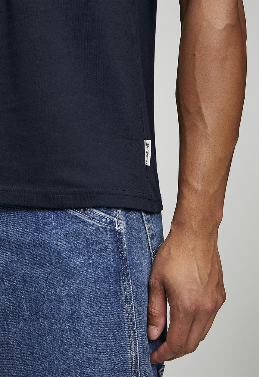 Ben Sherman - Ben Sherman Record 260g Tee Shirt - Navy