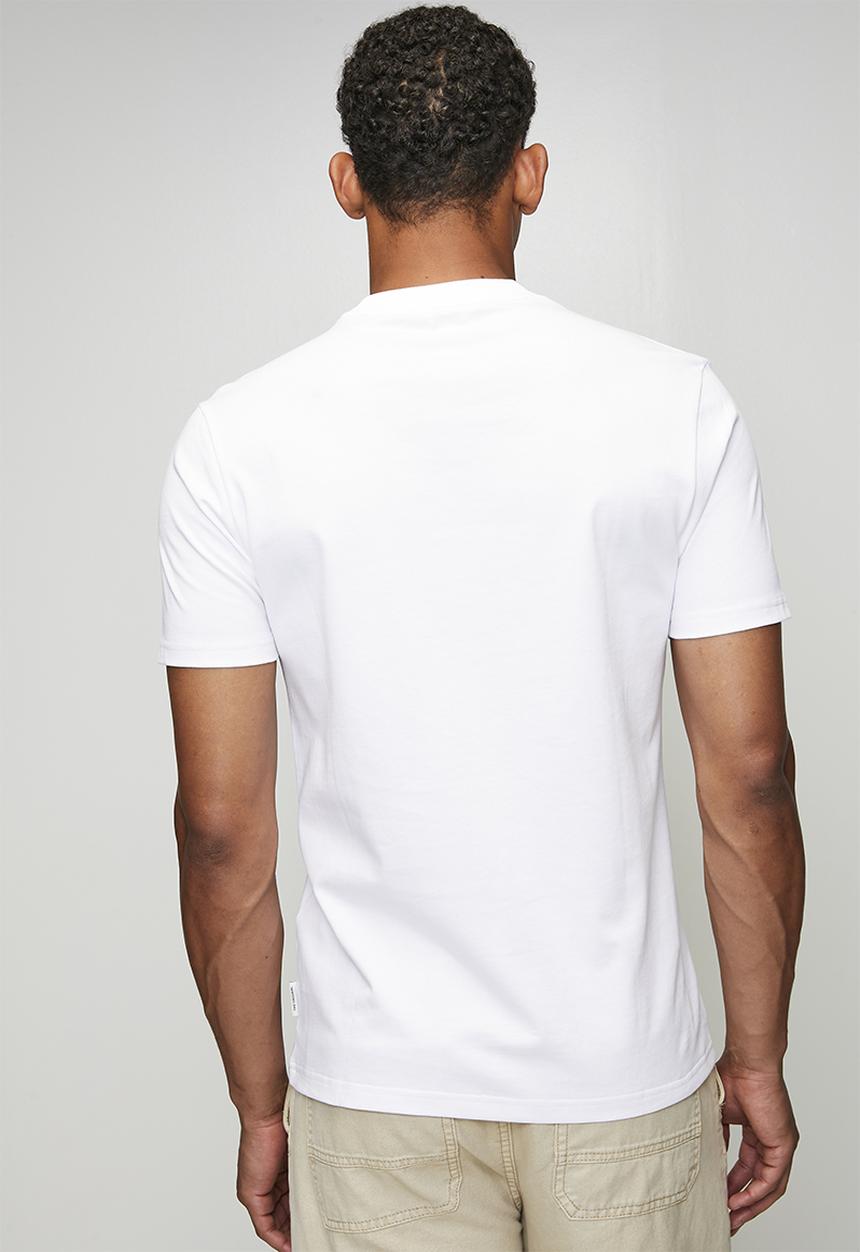 Ben Sherman - Ben Bear Chenille Fur 260g Tee-Shirt - White