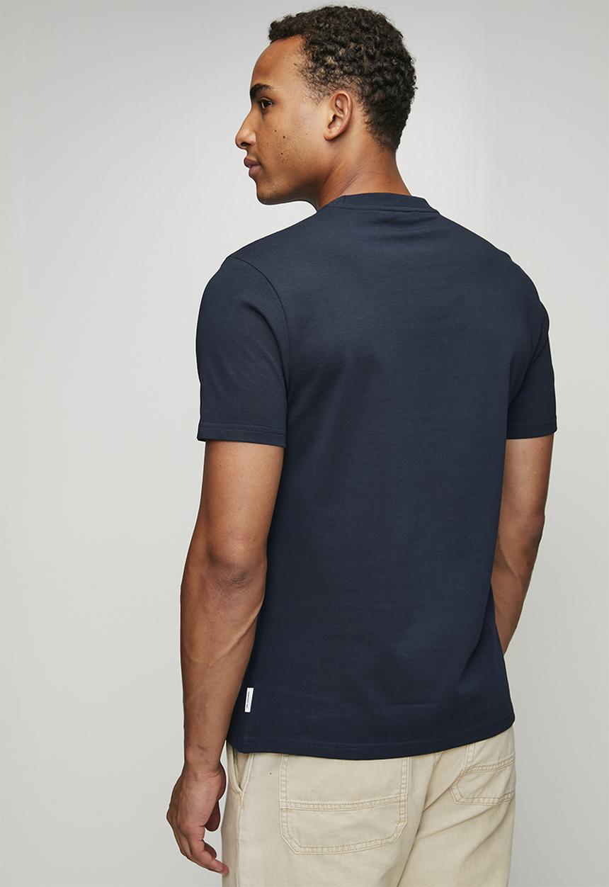 Ben Sherman - 3D Embossed Happy Bear 260g Tee Shirt - Navy