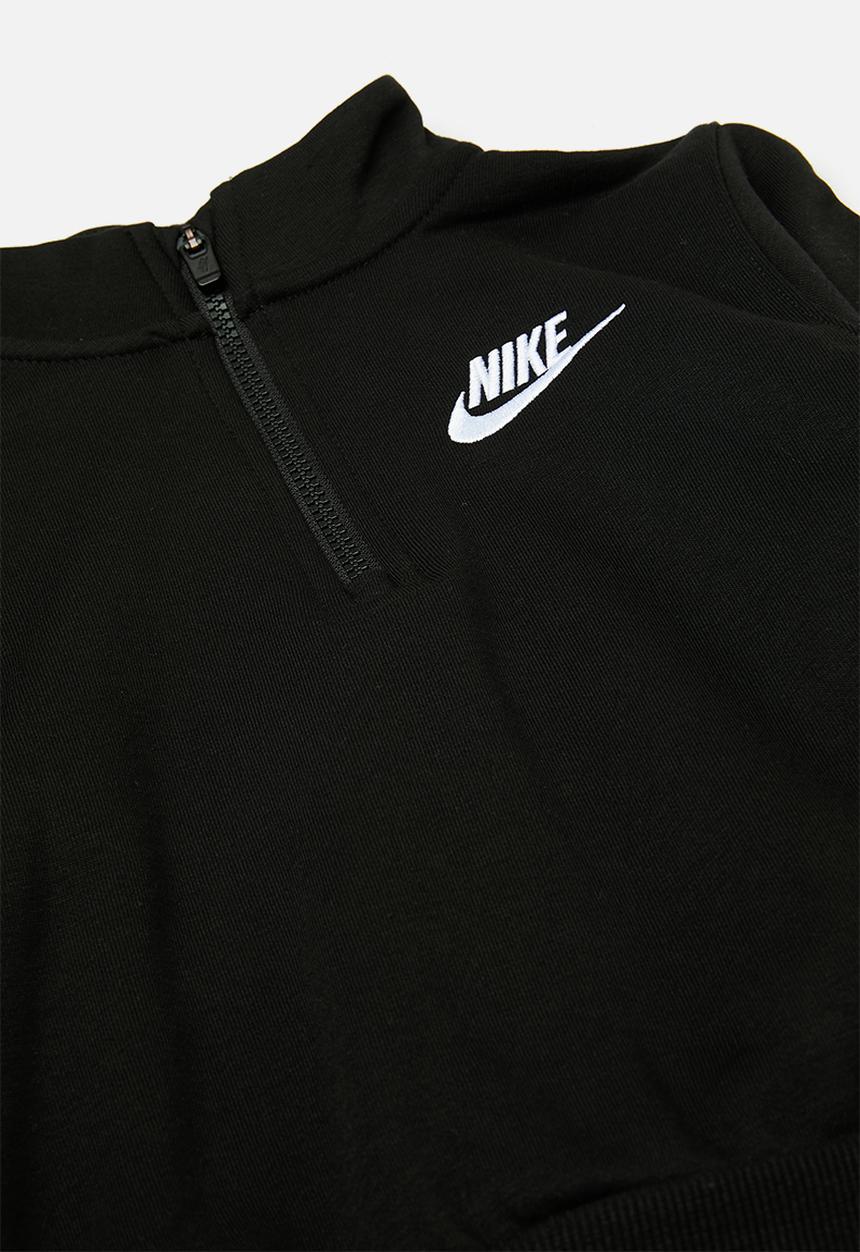 Nike - Nike wide leg club fleece set - black