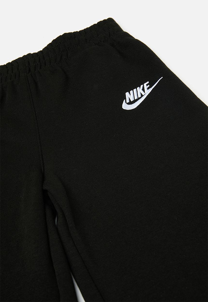Nike - Nike wide leg club fleece set - black