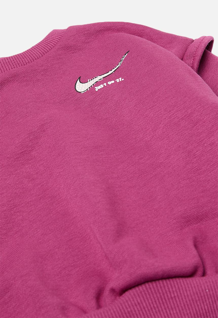 Nike - Nike essentials all-over print femme set - platinum violet