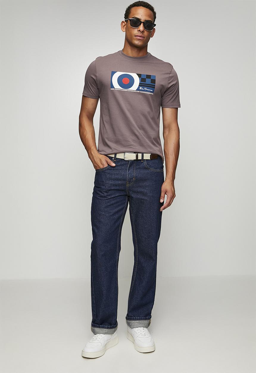 Ben Sherman - Knock Out Tee Shirt - Cocoa Powder