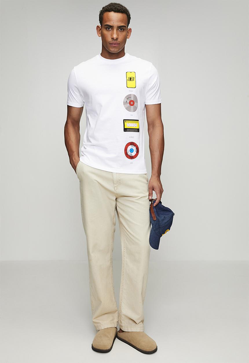 Ben Sherman - Music Innovation Tee Shirt - White